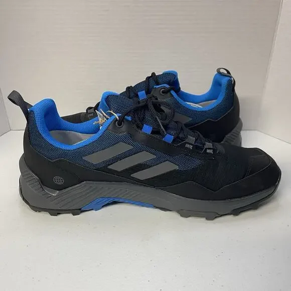 Adidas Men Size 13 Shoes Eastrail NEW 2 R.RDY Black Blue Hiking Trail S24009 - Picture 8 of 10